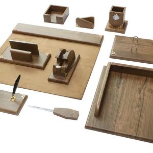 مجموعه لوازم اداری رومیزی ۱۰ تکه ترلان مدل واریا