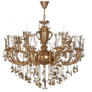 لوستر چشمه نور ۱۵ شعله کد C2725