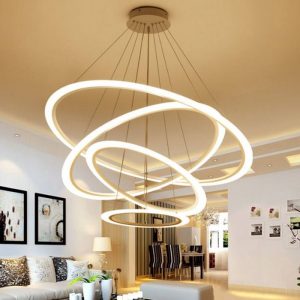 لوستر سقفی مدرن رینگی ۴ طبقه ماد کدG401