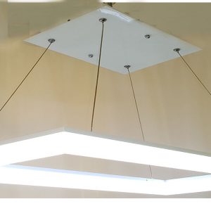 لوسترسقفی مدرن مستطیل ماد۱طبقه کدN105k