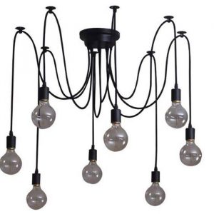 لوستر آویز آرتا ۸ شعله مدل اسپایدر کد ۱۸۱