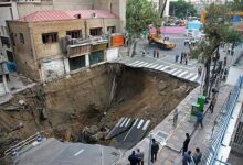 خطر فرونشست زمین