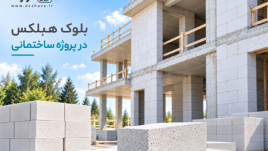بلوک هبلکس در پروژه ساختمانی