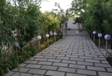 فضاسازی حیاط ویلا